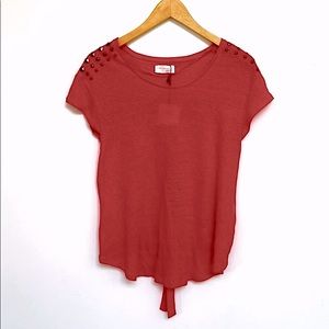 Zara Short Sleeve Knit Top S